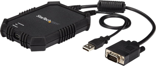 USB Crash Cart Adapter with File Transfer and Video Capture - Laptop to Server KVM Console - Portable & Rugged (NOTECONS02X)