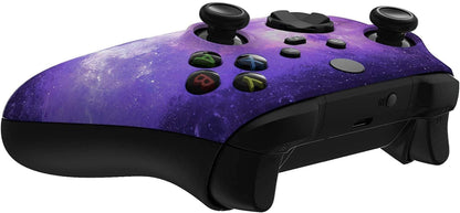 Xbox Custom Modded Rapid Fire Controller - Soft Shell for Comfort Grip X - Includes Largest Variety of Modes (Galaxy)